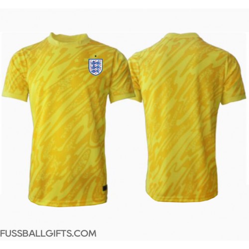 England Torwart Fußballbekleidung Auswärtstrikot EM 2024 Kurzarm